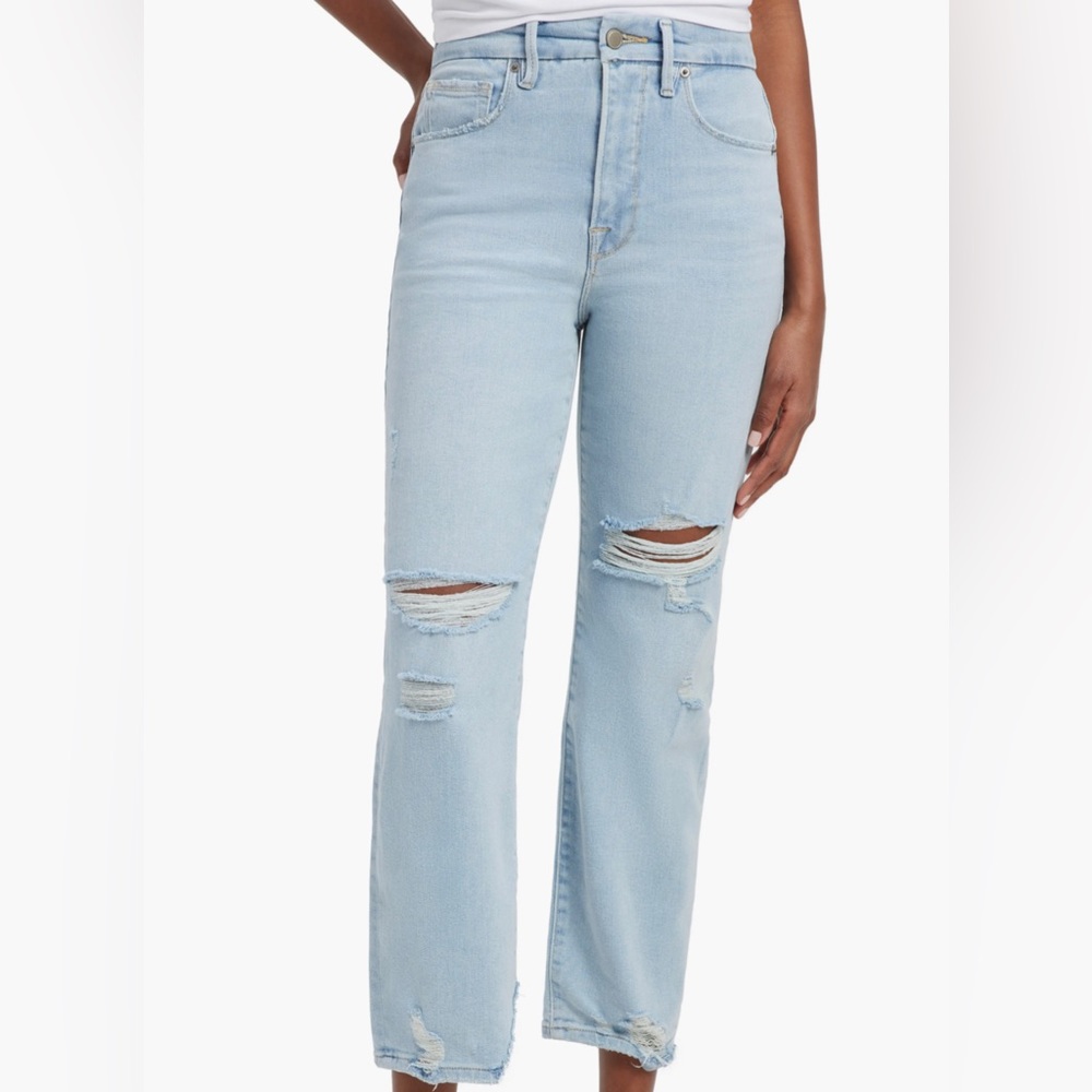 Good Boy Ripped High Waist Boyfriend Jeans NWT Size 4/27